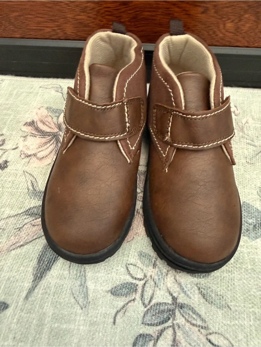 Carter's Brown Hook-and-Loop Kids Boots